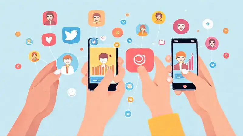 Redes sociales: conexión