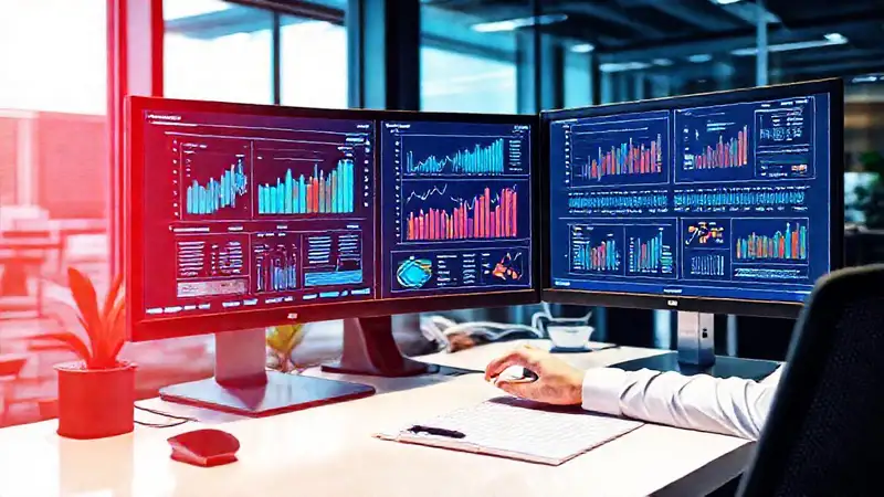Oficina moderna: diseño digital y profesional