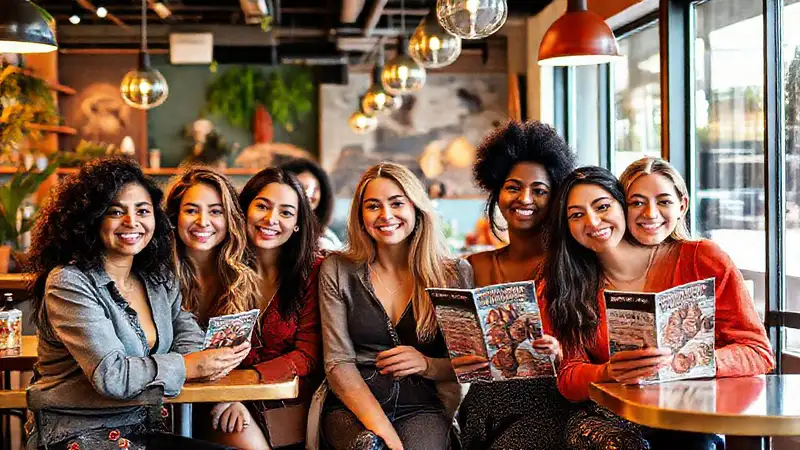 Un café moderno y alegre cautiva