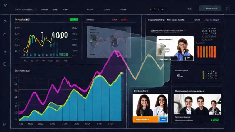 Marketing digital exitoso visualmente atractivo