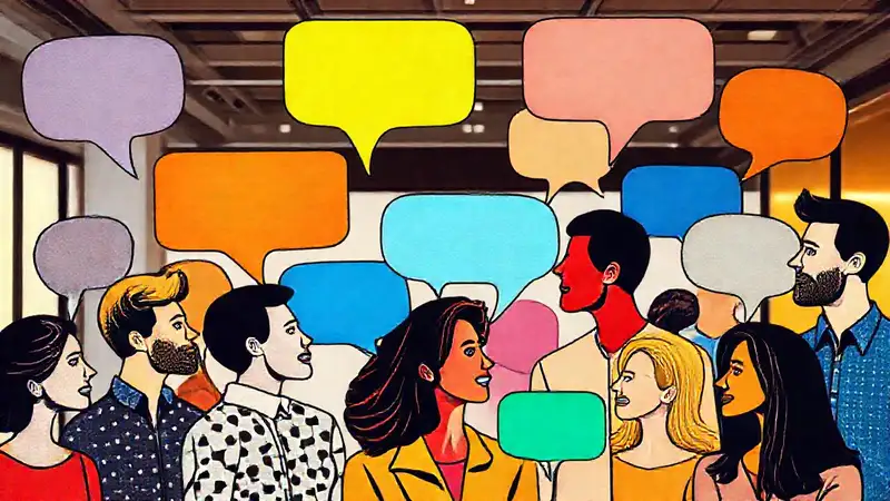 Un ambiente de oficina vibrante y diverso