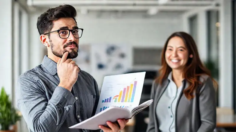 El dueño de negocios celebra el crecimiento