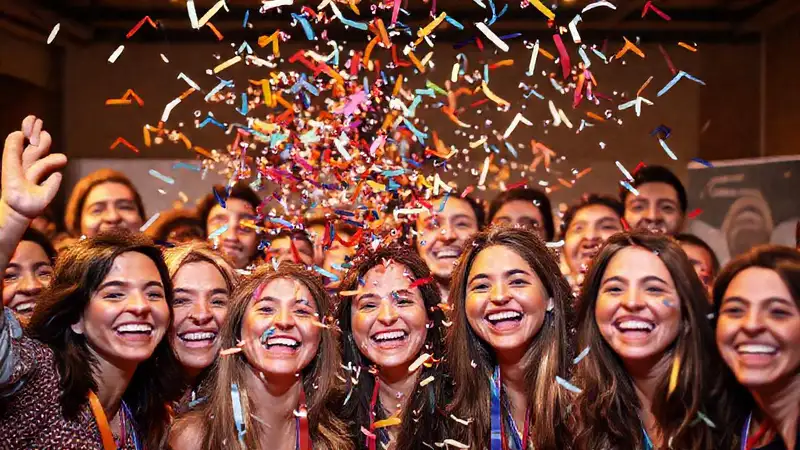 Una celebración alegre y diversa