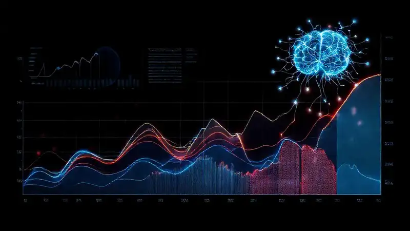 Visualizaciones abstractas analíticas y futuristas