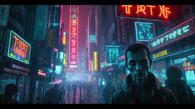 Ciudad cyberpunk: una distopía tecnológica oscura