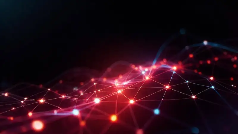 Interfaz digital futurista, luminosa y dinámica