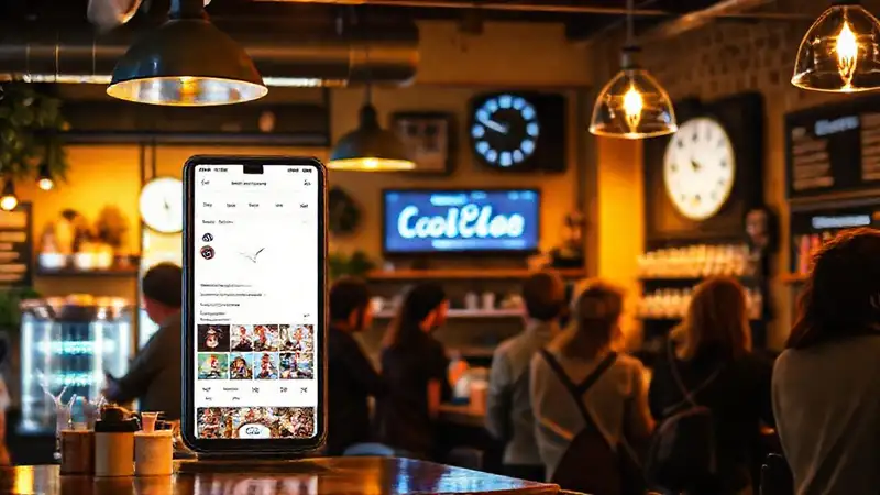 Café acogedor promueve comunidad digitalmente
