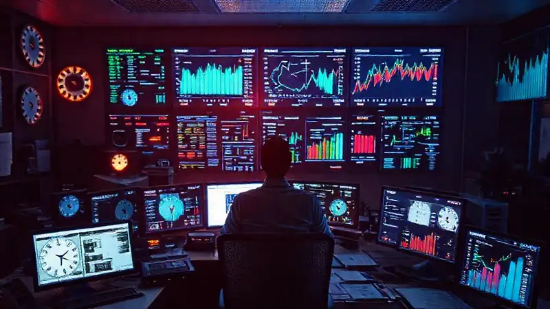 El escritorio laboral gestiona el tiempo