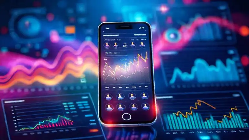 Gráficos de datos móviles informativos
