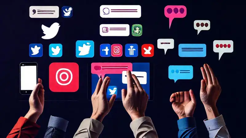 Redes sociales vibrantes y dinámicas conectan