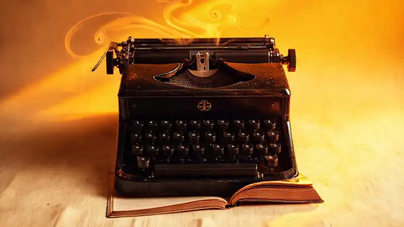 Máquina de escribir antigua